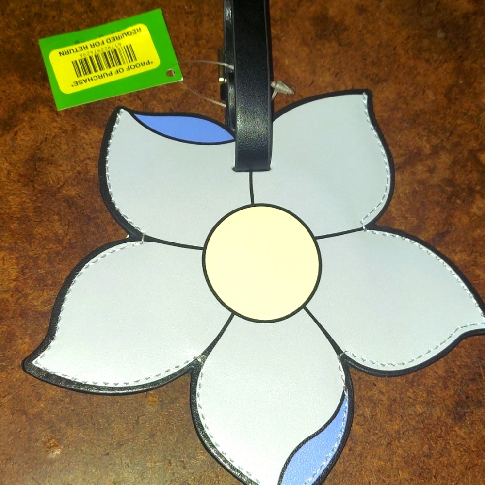 Kate Spade Flower Luggage Tag